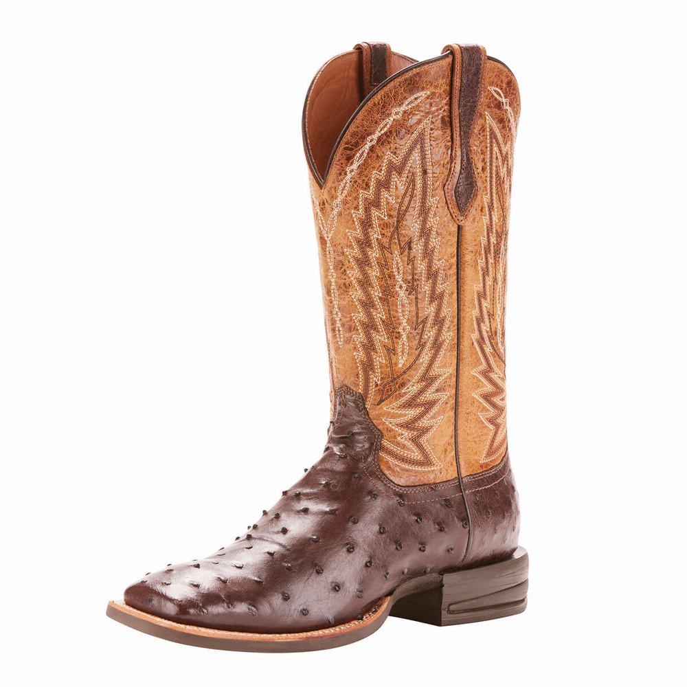 Multicolor Ariat Relentless Platinum Men\'s Western Boots | UFAM28695