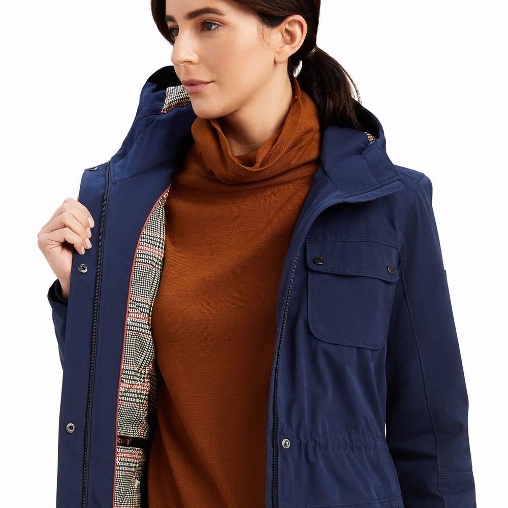 Navy Ariat Argentium Women's Jackets | ZGOU84931