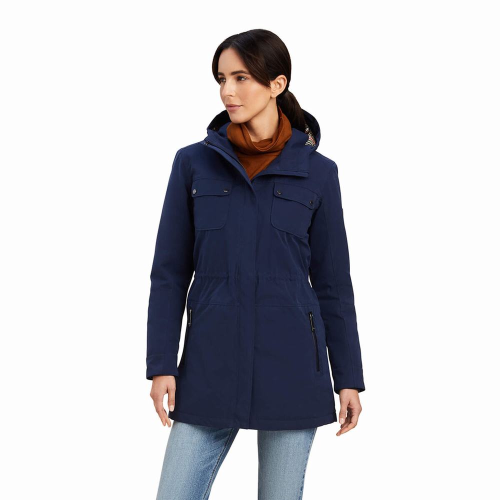 Navy Ariat Argentium Women\'s Jackets | ZGOU84931