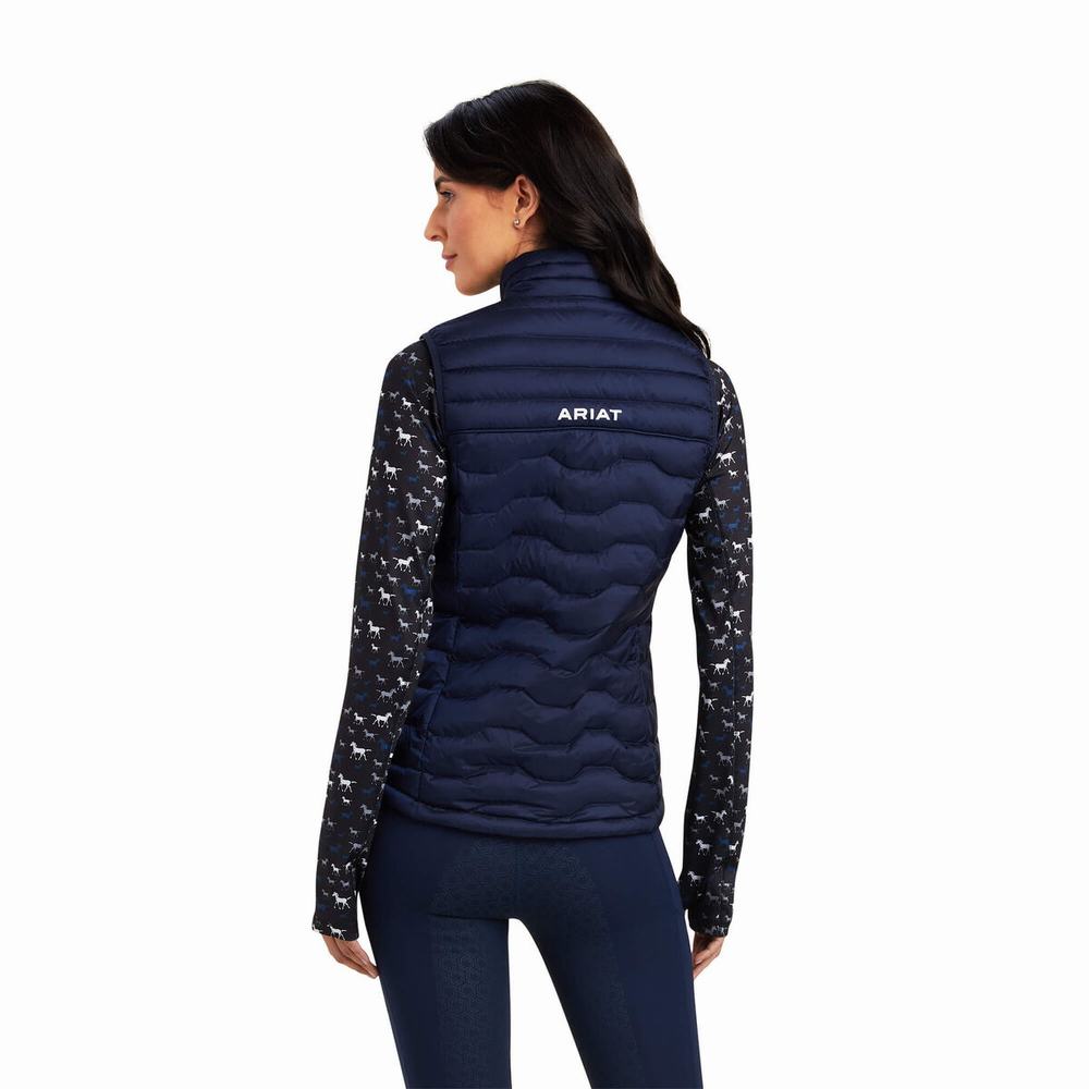 Navy Ariat Ideal Women's Jackets | CTXB21504