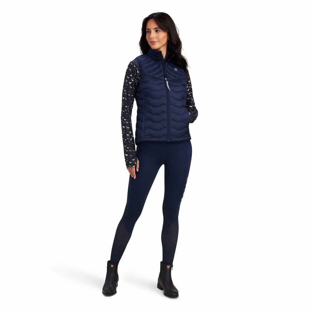 Navy Ariat Ideal Women's Jackets | CTXB21504