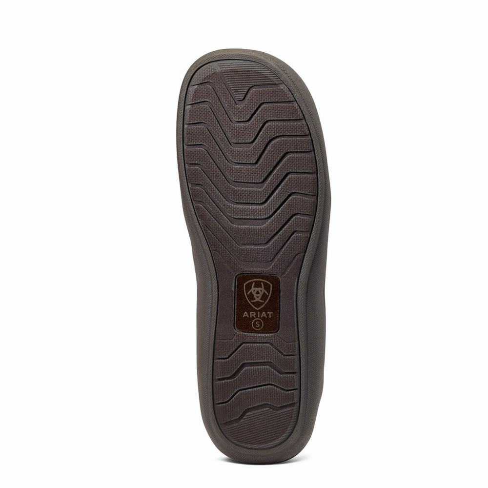 Navy Ariat Lincoln Men's Slippers | SIJQ09425