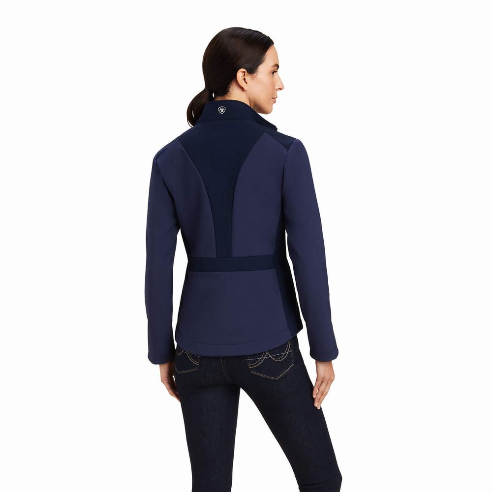 Navy Ariat Salient Women's Jackets | QSZA94250