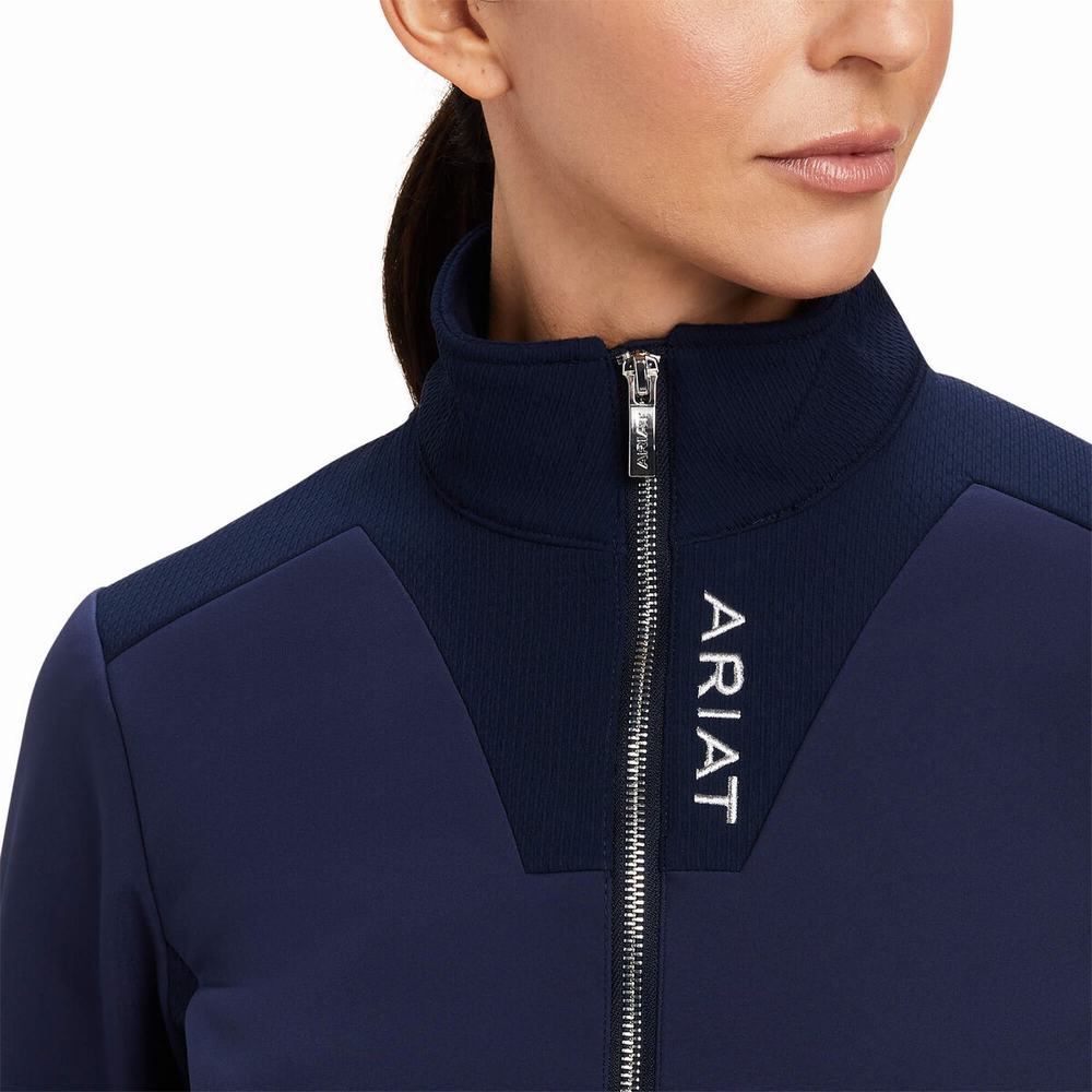 Navy Ariat Salient Women's Jackets | QSZA94250