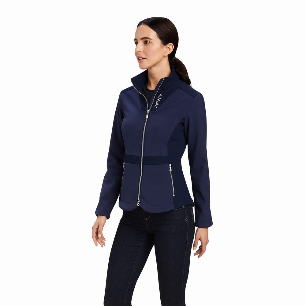 Navy Ariat Salient Women\'s Jackets | QSZA94250