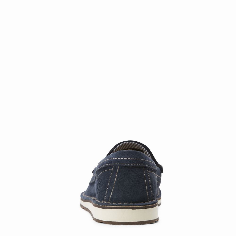 Navy Ariat Tassel Cruiser Women's Sneakers | PFQS63854