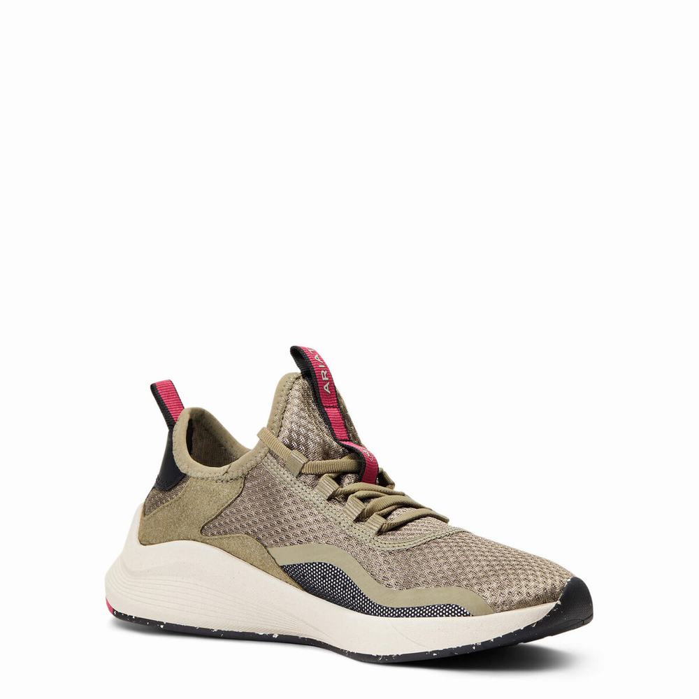 Olive Ariat Ignite Eco Women's Sneakers | MHRN02946