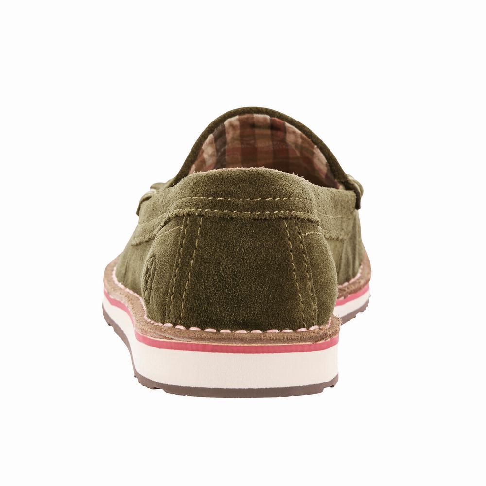 Olive Ariat Tassel Cruiser Women's Sneakers | EWCK86724