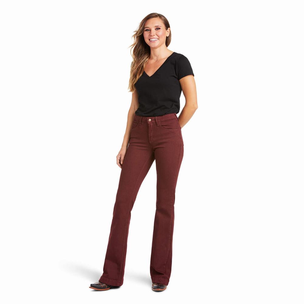 Pink Ariat Slim Ella Women's Skinny Jeans | LWBS62017