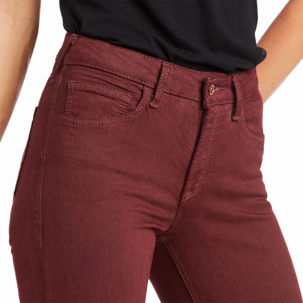 Pink Ariat Slim Ella Women's Skinny Jeans | LWBS62017