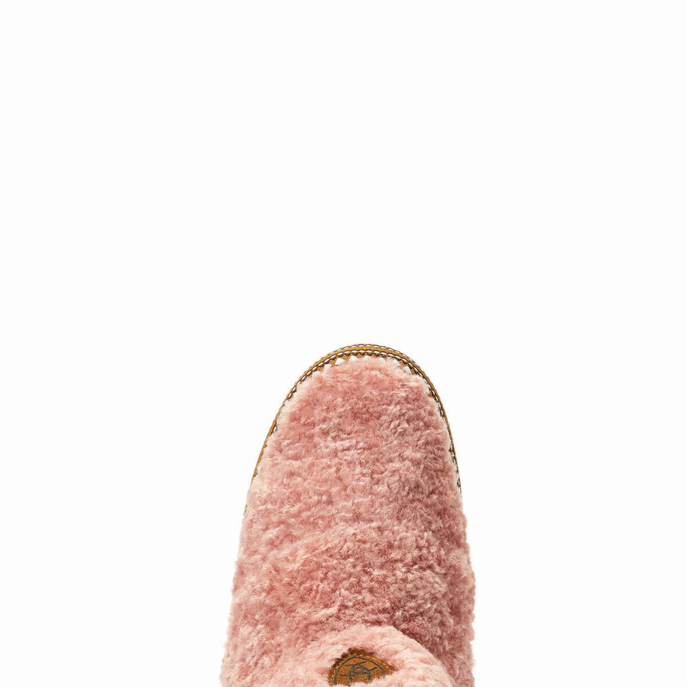 Pink Ariat Women's Slippers | YQRT27903