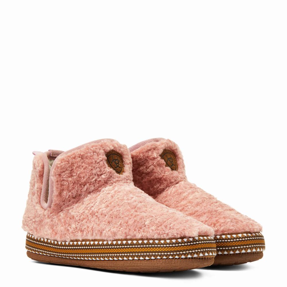 Pink Ariat Women's Slippers | YQRT27903