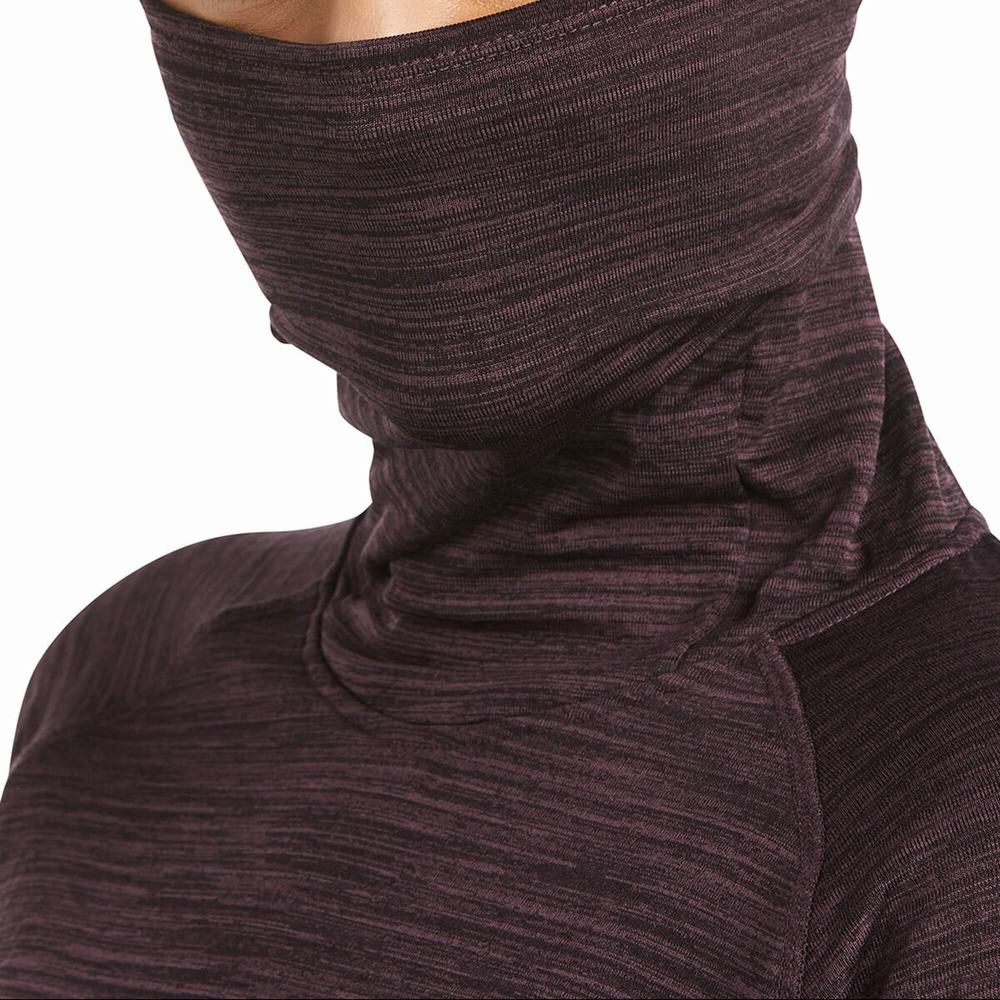 Purple Ariat Rebar Gridwork Balaclava Women's Hoodies | CHEF63270