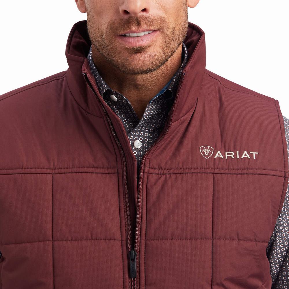 Red Ariat Crius Insulated Men's Jackets | XBZT68790