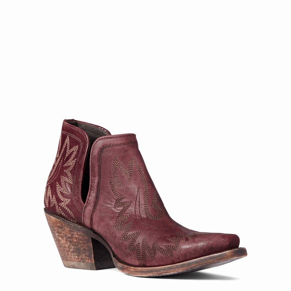 Red Ariat Dixon Women's Booties | ZFLC95061