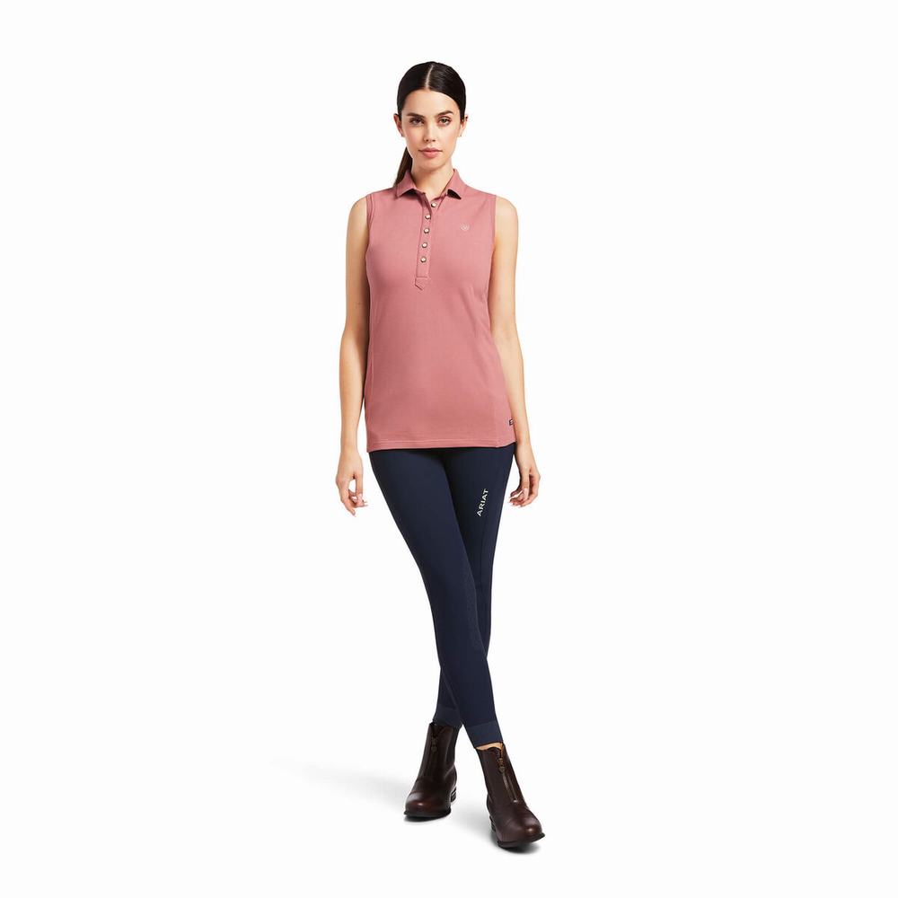 Red Ariat Prix 2.0 Women's Tops | SZVA34186