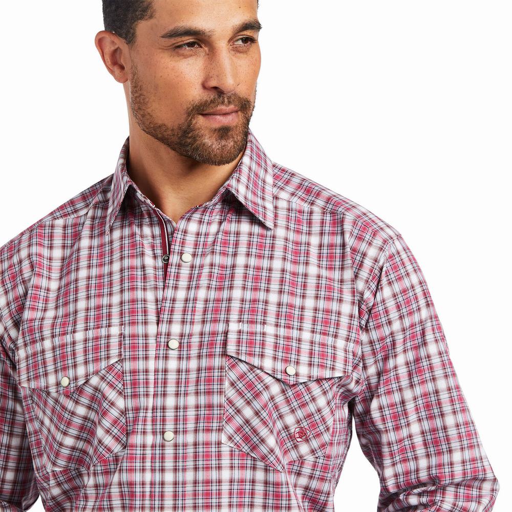 Rose Ariat Pro Series Judson Classic Fit Men's Shirts | JGAE86453