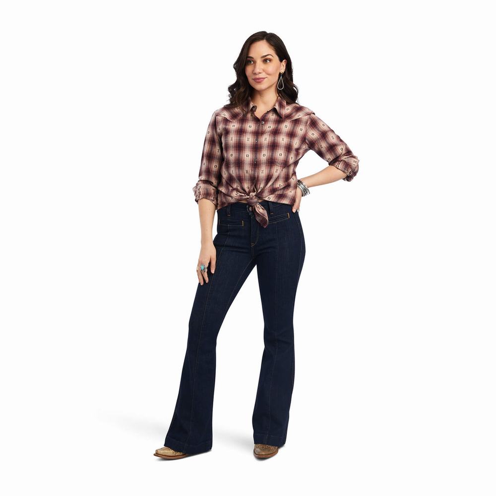 Rose Ariat REAL Billie Women's Tops | NWTE51829