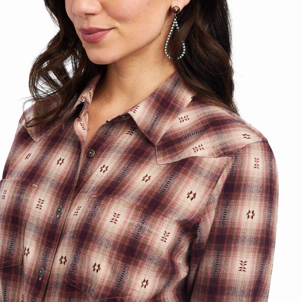 Rose Ariat REAL Billie Women's Tops | NWTE51829