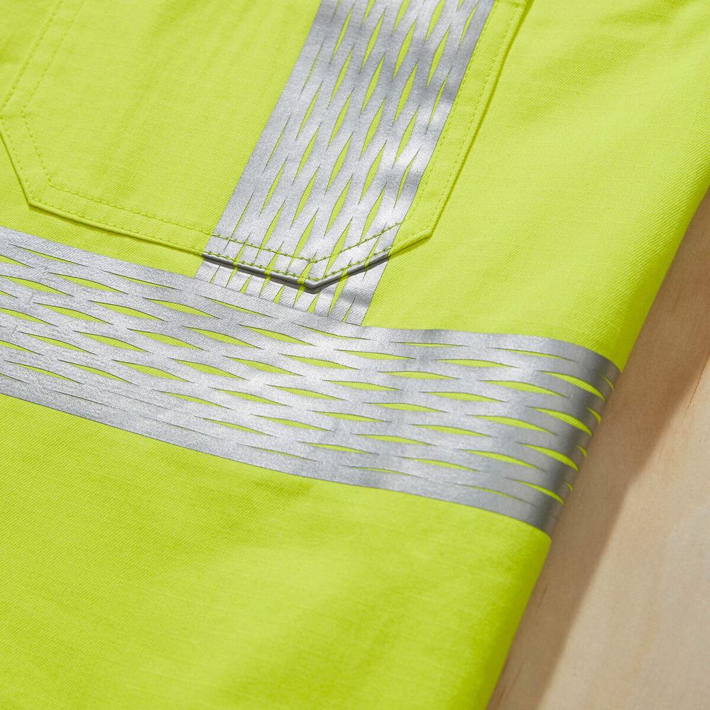 Yellow Ariat FR Hi-Vis Men's Shirts | LRUT19846